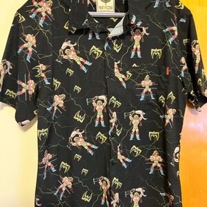 RSVLTS Ultimate Warrior Casual Button Down Shirt size Medium Like New